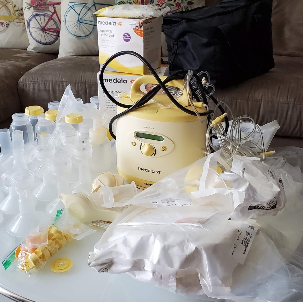 LOT: Medela Symphony Hospital Grade Breast PUMP, PUMP In Style & ALL ACCESSORIES